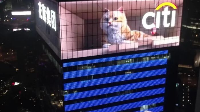 上海花旗银行裸眼3d项目案例赏析